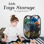 Large Collapsible Mesh Laundry Basket
