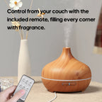 Wood Grain Aromatherapy Diffuser USB Humidifier Desktop Air Purifier Aroma Cool Mist Difusor/Essential Oil Set
