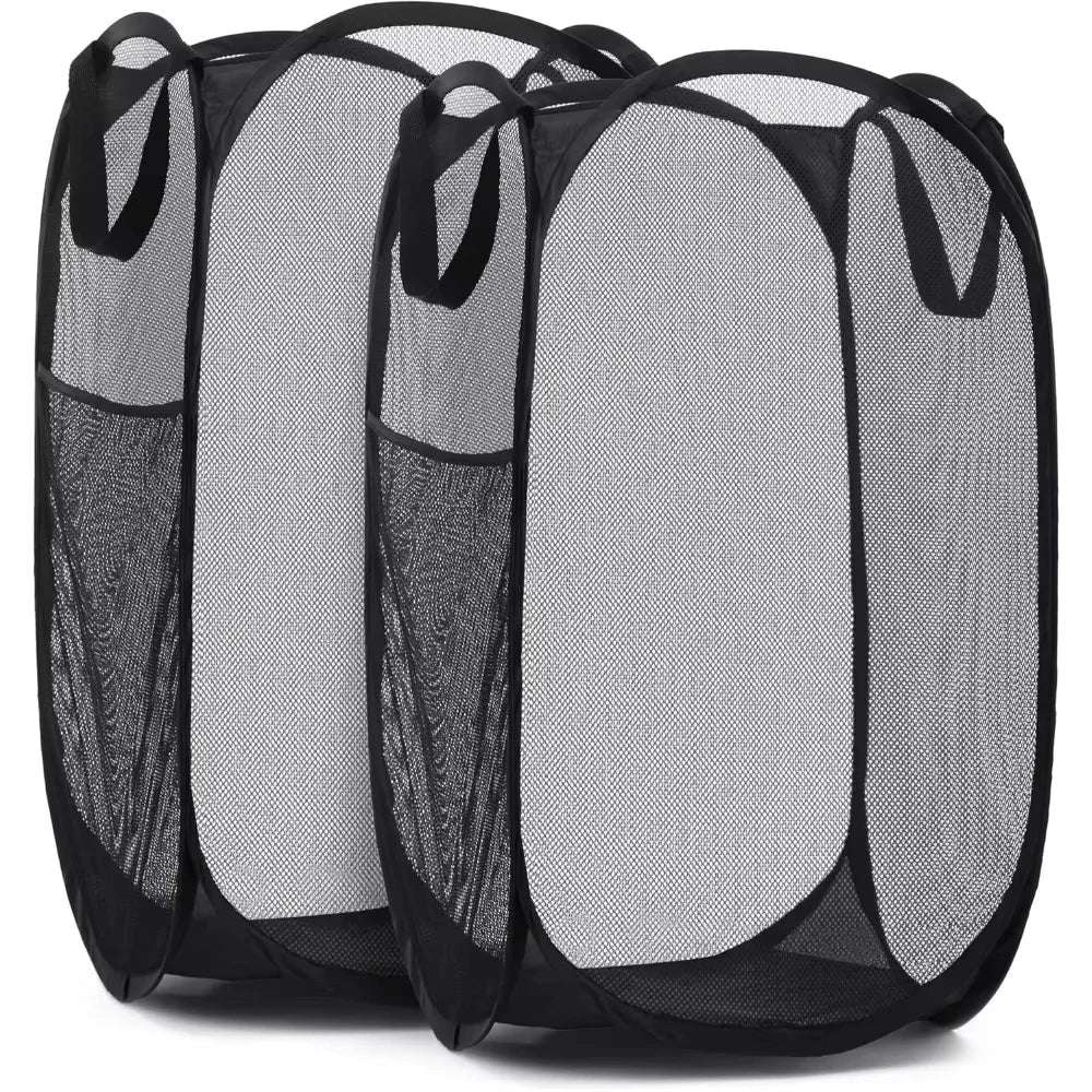 Large Collapsible Mesh Laundry Basket