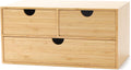 Bamboo Desk Organizer with 3 Drawers
