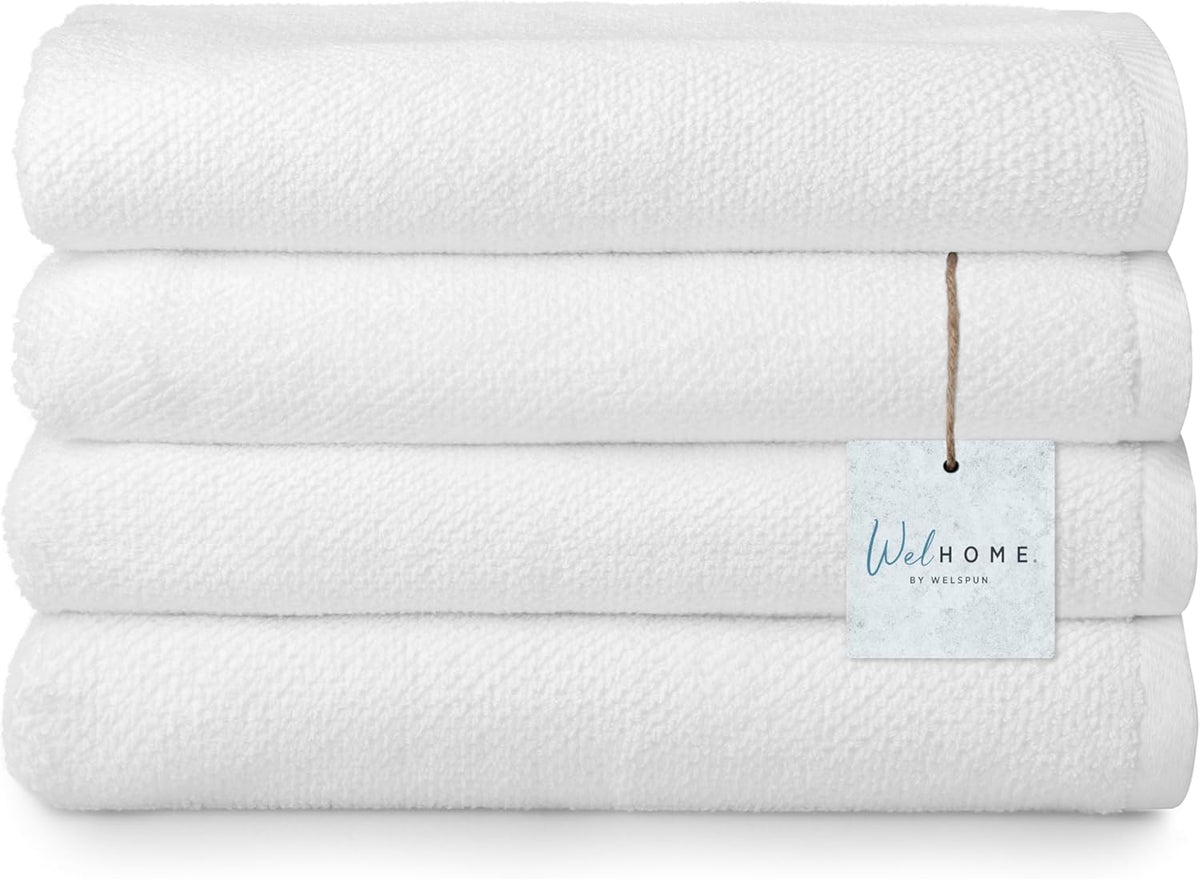 Franklin 100% Cotton Popcorn Textured Hand Towels – 6 Pack, Charcoal