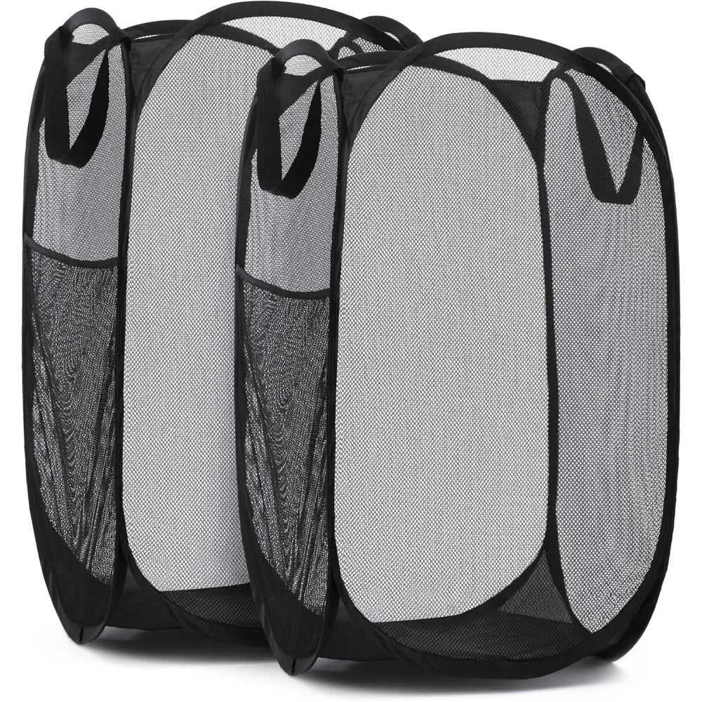 Large Collapsible Mesh Laundry Basket