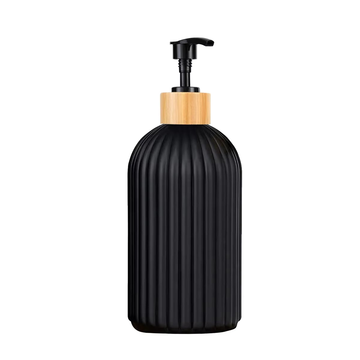Bathroom Countertop Organizer with Soap Dispenser, Cotton Storage & Toothbrush Holder