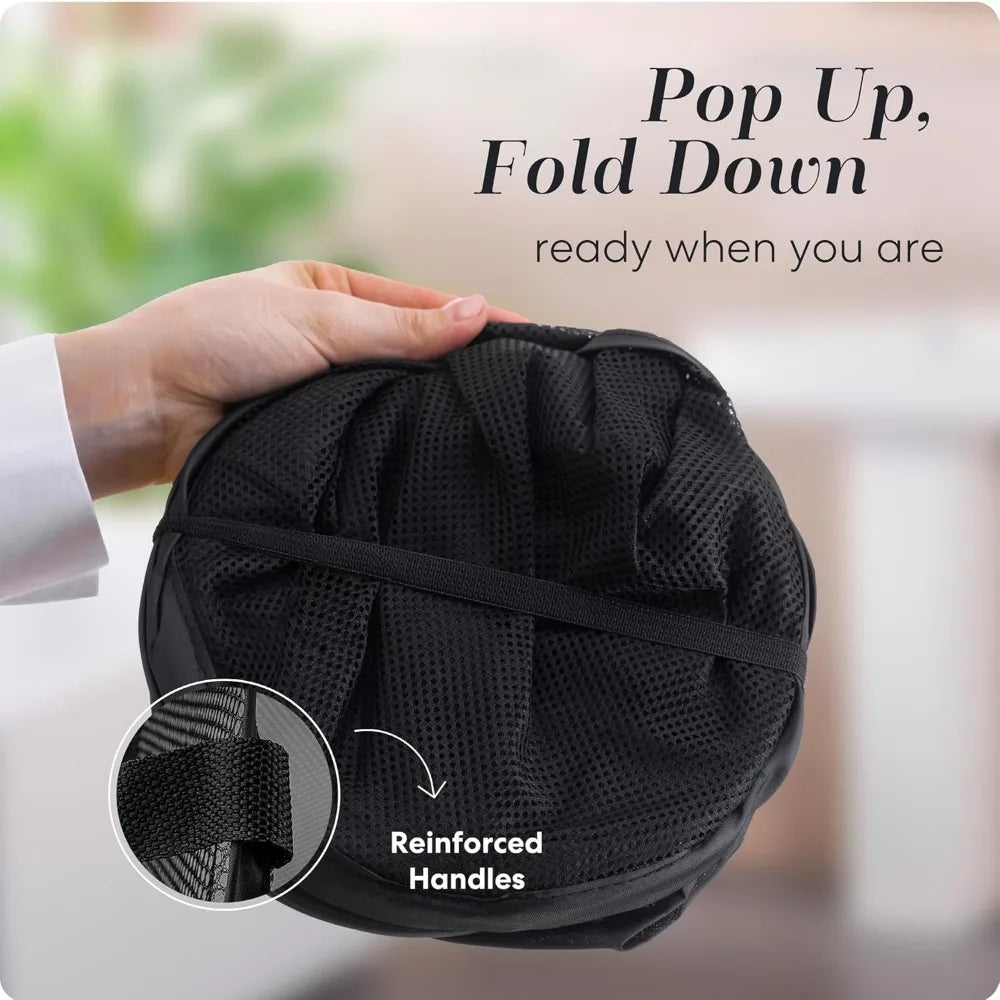 Large Collapsible Mesh Laundry Basket